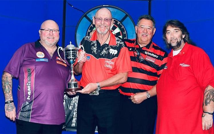 Andy Hamilton with his trophy