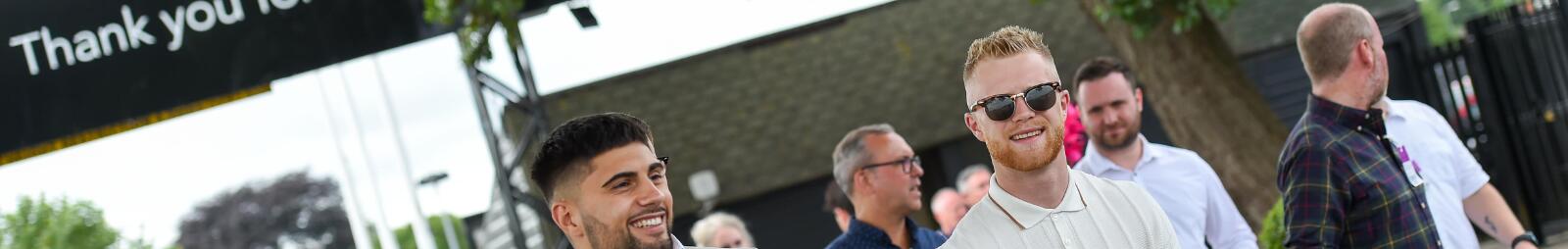 Gentlemen entering the Gents Day at Uttoxeter Races